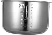 OHPHCALL Home Rice Cooker Inner Pot Stainless Steel Replacement Liner for Electric Cookers Multipurpose Cooking Pot for Rice Soup and Cake