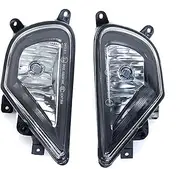 SILILAN 1Pcs Auto Front Left/Right Fit for Touareg 2016 2017 2018 Bumper Halogen Fog Lamp Light Assembly 7P6941699G 7P6941700G(Right+Left)