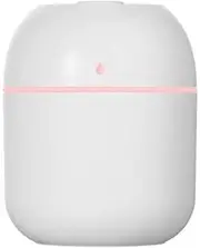 Mini Humidifier, USB Personal Desktop Cool Mist Humidifier for Car, Office Room, Baby Bedroom, 2 Mist Modes, Super Quiet (White)
