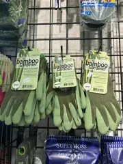 The Bamboo Gardener Rubber Palm Gloves - Small