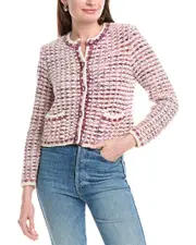 ba&sh Beloni Wool-Blend Cardigan