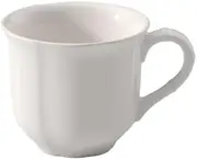 Villeroy & Boch Manoir Mocha/Espresso Cup, 100 ml, Premium Porcelain, White, 0.1