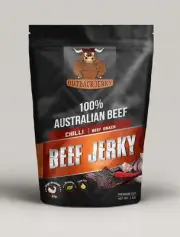 BEEF JERKY 1KG BULK CHILLI AUSTRALIAN OUTBACK PREMIUM BEEF JERKY FACTORY FRESH