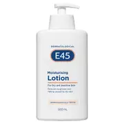 E45 Moisturising Body/Face/Hands Lotion Care Pump For Dry/Sensitive Skin