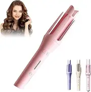 Hair Curler Automatic Rotating, Auto Curler Autocurler, Auto Hair Curler, Anti-Tangle Rotating Curling Wand, Rotating Curling Iron, Automatic Curling Iron, Automatic Curler for Long Hair (A)
