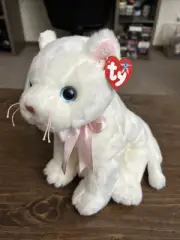 Ty Beanie Buddy - FLIP the White Cat (9.5 Inch) MWMT Plush Stuffed Animal Toy