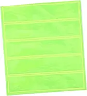 TEHAUX 1 Sheet High Visibility Reflective Stickers Adhesive Safety Tape for Bikes Helmets Hard Hats Durable Reflector Strips for Enhanced Nighttime Visibility