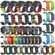 For Garmin Fenix 7X 7 Solar 6 6X 5 5X S60 S62 Watch Band Silicone Strap Quickfit