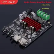 PDV10 100W+100W Audio Power Amplifier Board Bluetooth 5.3 USB Flash Drive Player