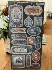 Graphic 45 Let’s Get Cozy Chipboard Collection, #4502513