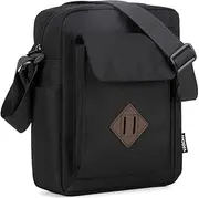 [VASCHY] Lightweight Small Messenger Bag for Men Women Casual Crossbody Bag for Work/School/Travel/Daily Sling Shoulder Side Bag Satchel Bag