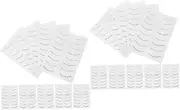 Healvian 2sets Eyelash Extension Quick Easy Lower Eyelash Stickers for Women 10sheets*2