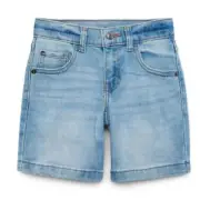 Wonder Nation Boys Light Wash Denim Shorts- 18