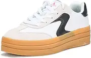 [Skechers] Girl's Zinger Lift Sneaker, White, 13 US