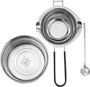 TIDTALEO Melting Pot for Butter Candy Stainless Steel Milk Heating Utensil Handle