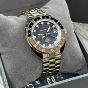 NEW✅AUTOMATIC✅ Bulova Oceanographer GMT Rose Gold Diver's Men's Watch 97B215