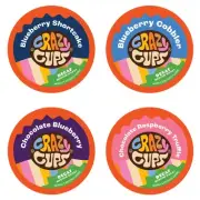Decaf Blueberry Coffee Pods Variety Pack, Decaf Magic Berries Hot or Iced Fla...
