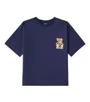 [Moschino Kids] Moschino Kids Teddy Bear cotton jersey T-shirt Y 14 blue