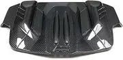 Hood Scoops for Cars， Carbon Fiber Car Engine Hood Cover Panel Guard Plate Protector Compatible for BMW F10 M5 F06 F12 F13 M6 2012 2013 2014 2015 2016