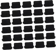 30Pcs Type C Dust Plugs Type C Port Protector Stoppers Soft Caps for Dust Protection Compatible with All Type C Devices Easy to Install