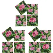 12pc LVD Porcelain Plate Rosa Home/Kitchenware/Table Display Decor 10x10cm