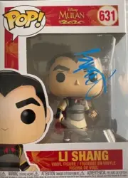Bd Wong Signed Autographed Li Shang Funko Pop Mulan #631