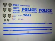 Big City New York Police Force Investigation Van Decals 1:64 2 for one money