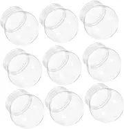 COOLHIYA 24pcs Snow Globe Clear Water Snowglobes DIY Water Globes Keepsake Globe Empty DIY Water Globe Fish Bowls Christmas Water Globes Snowglobe DIY Empty Water Globes Transparent Plastic