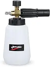 Jet-USA Soap Foam Snow Cannon with 1L Bottle, Works with Petrol and Some Electric Pressure Washers