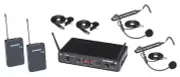Samson Concert 288 Presentation Headset Lavalier Wireless Microphone System