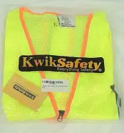 KWIK SAFETY VEST, NEW, SIZE 2XL, 100% POLYESTER