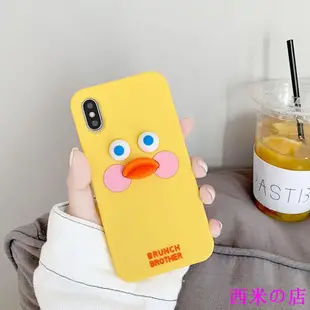 Sonaの屋趣味立體鴨子自拍iPhoneX Xs Max XR手機殼蘋果8 7plus矽膠iPhone 6s手機保護殼