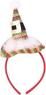 Christmas Headbands - Christmas Hat Headband, Premium Costume Xmas Headbands for Children/Adult Christmas Party,Gold