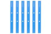 6pc Colourhide 30cm Bindermate Ruler For Ring Binder Arch Files Classic Blue