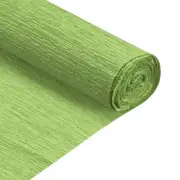 Crepe Paper Roll Crepe Paper Decoration 6.9ft Long 20 Inch Wide, Light Green
