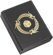Arcane Tinmen Dragon Shield Dice Companion, Iron Grey