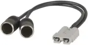 50A Anderson Connector to 2 x 15A Cigarette Socket Lead PT4447