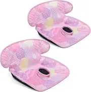 [COOLBEBE] Car Seat Protector for Potty Training, 2 Pack Dry Waterproof Car Seat Liner Toilet Training for Baby Infant Toddler, Piddle Pads Cover Car Seat Pad for Strollers & Carseat (Pink,2PC)