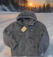$99 Patagonia Kids Los Gatos Hoody Forge Grey Size XL (14) Jacket Coat