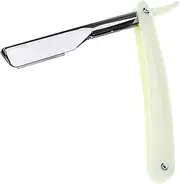 TOVINANNA Men's Barber Kit 6pc Manual Shaver Vintage Razor for Beard Skin Safe Eyebrow Trimmer Holder