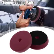 2pcs 90 78mm Sponge Buffing Pads for Car Wheels Maroon