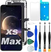 DIGI4U Screen Replacement for iPhone XS Max, 6.5 inch Screen for XS Max LCD Display Digitizer Assembly, with Frame Tape Screen Protector Repair Tools Kit