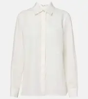 [Max Mara] Max Mara Abisso linen shirt UK 6 white