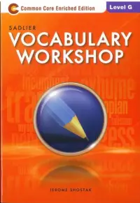 在飛比找博客來優惠-Sadlier Vocabulary Workshop Le