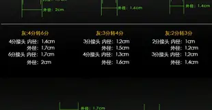 優購生活塑料變徑轉換頭水族進出水管變徑轉接頭12mm轉16mm轉20mm轉25mm水族魚缸造景水族週邊自動餵魚器濾水器過