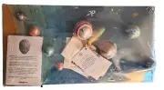 Wood Solar System Model Toys Set Puzzle Board Planets Montessori 3-Part Cards
