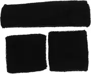 [Mipcase] Wristband and Headband Set Non Slip Yoga Sweatbands for Women Elastic Workout Headbands with High Sweat Absorption Durable Multi Function Kit for Gym and Sports