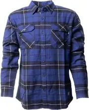 Vintage Industries Sem Flannel Shirt, blue, Size 3XL for Men