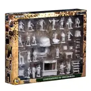 WizKids Deep Cuts: Townspeople & Accessories Unpainted Miniatures