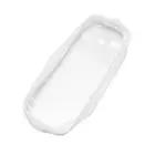 10 Pcs Transparent Clear Pencil Case White Clear Zipper Pencil Case Office